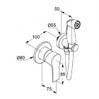 Kludi Zenta SL zestaw higieniczny - komplet 489990565