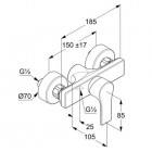 Kludi Zenta SL bateria prysznicowa 488700565