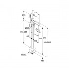 Kludi Zenta SL bateria wannowa 485900565