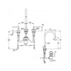 Kludi Nova Fonte Puristic bateria umywalkowa 201430515