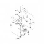 Kludi Nova Fonte Deco bateria umywalkowa 201180539