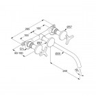 Kludi Nova Fonte Deco bateria umywalkowa podtynkowa 201460539