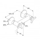 Kludi Nova Fonte Deco bateria prysznicowa 207100539