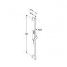 Kludi Nova Fonte Puristic zestaw prysznicowy 2084005-15