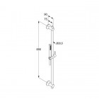 Kludi Nova Fonte Deco zestaw prysznicowy 2084005-35