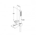 Kludi Nova Fonte Classic zestaw wannowo-prysznicowy 2085005-25