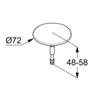 Kludi korek z bez sitka 737200500