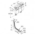 Kludi blok montażowy do baterii 4-otworowej 787820500