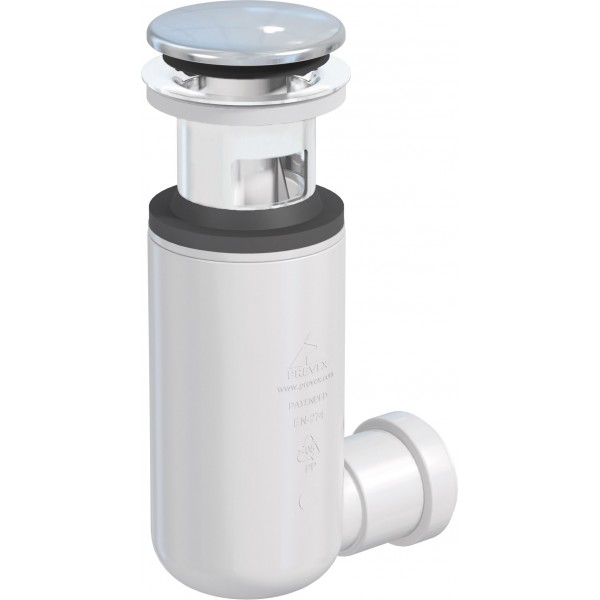 Deante Click-Clack Korek czyszczony od góry z syfonem w komplecie 