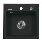 Deante Zorba Zlewozmywak 1-komorowy bez ociekacza - grafitowy