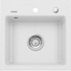 Deante Zorba Zlewozmywak 1-komorowy bez ociekacza - alabaster