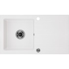 Deante Zorba Zlewozmywak 1-komorowy z ociekaczem - alabaster