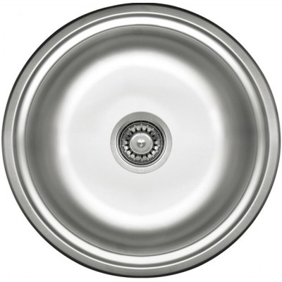 Deante Twist Zlewozmywak 1-komorowy okrągły bez ociekacza - satyna