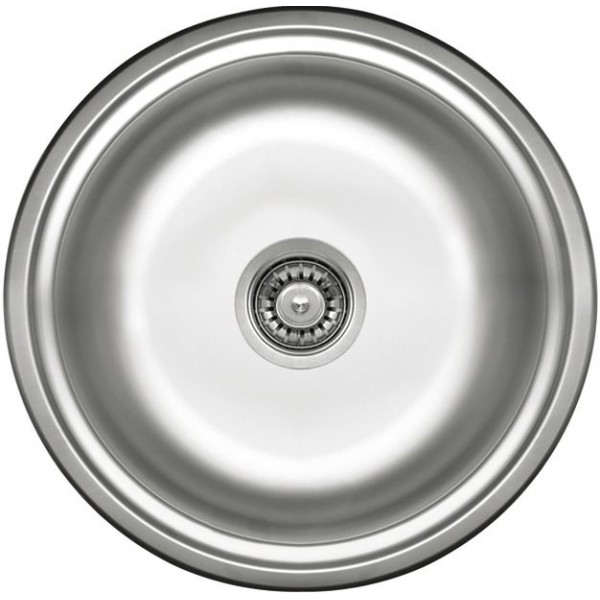 Deante Twist Zlewozmywak 1-komorowy okrągły bez ociekacza - satyna