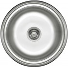 Deante Twist Zlewozmywak 1-komorowy okrągły bez ociekacza - satyna