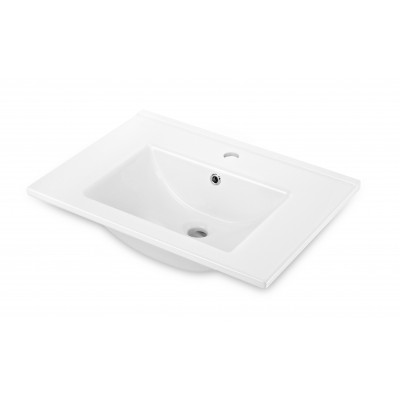 Deante Floks umywalka wpuszczana w blat 60x45 cm CDI 6U6M