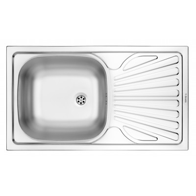 Deante Techno Zlewozmywak 1-komorowy z ociekaczem - dekor