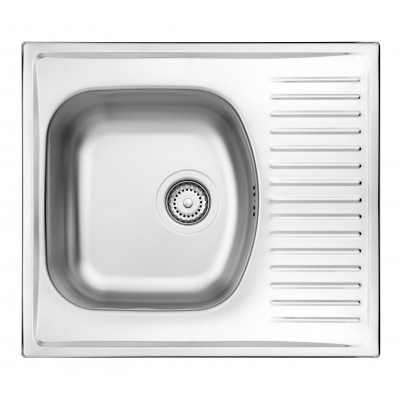 Deante Techno Zlewozmywak 1-komorowy z krótkim ociekaczem - dekor