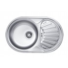 Deante Twist Zlewozmywak 1-komorowy okrągły z ociekaczem - dekor