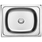 Deante Techno Zlewozmywak 1-komorowy bez ociekacza - satyna