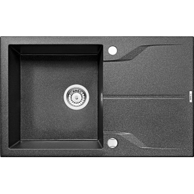 Deante Andante Zlewozmywak 1-komorowy z ociekaczem - grafitowy