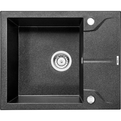 Deante Andante Zlewozmywak 1-komorowy z krótkim ociekaczem - grafitowy