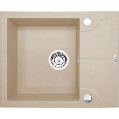 Deante Andante Zlewozmywak 1-komorowy z krótkim ociekaczem - piaskowy