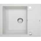 Deante Andante Zlewozmywak 1-komorowy z krótkim ociekaczem - alabaster