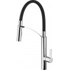 Deante Gerbera Bateria zlewozmywakowa stojąca - chrom/czarny