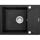 Deante Evora Zlewozmywak 1-komorowy z krótkim ociekaczem - grafitowy metalik