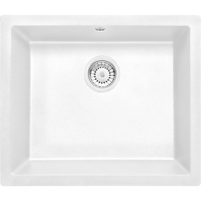 Deante Corda Flush zlewozmywak granitowy 55x46 cm alabaster ZQA A10F