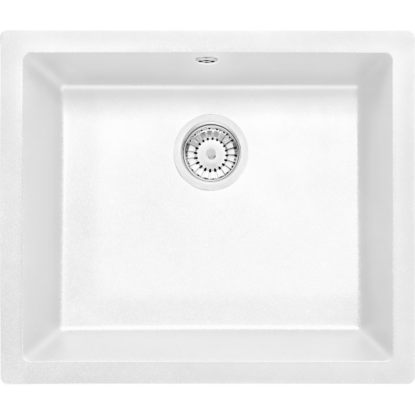 Deante Corda Flush zlewozmywak granitowy 55x46 cm alabaster ZQA A10F