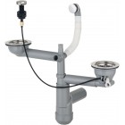 Deante Syfon Space Saver Lux do zlewozmywaków granitowych 1,5 i 2-komorowych