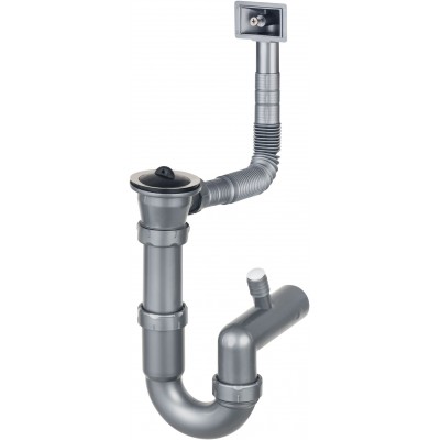 Deante Syfon do zlewozmywaków stalowych 1-komorowych