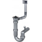 Deante Syfon do zlewozmywaków stalowych nakładanych 1-komorowych