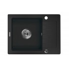 Deante Zorba Zlewozmywak 1-komorowy z krótkim ociekaczem + bateria stojąca