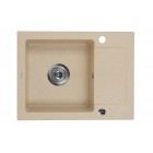 Deante Zorba Zlewozmywak 1-komorowy z krótkim ociekaczem + bateria stojąca