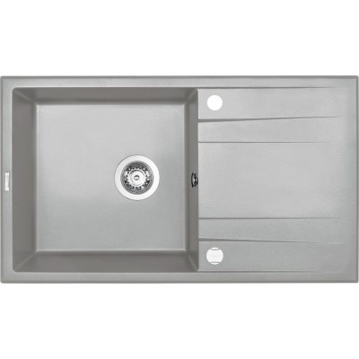 Deante Eridan Zlewozmywak 1-komorowy z ociekaczem - szary metalik