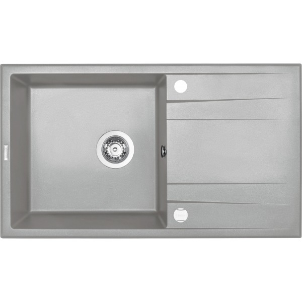 Deante Eridan Zlewozmywak 1-komorowy z ociekaczem - szary metalik