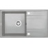 Deante Eridan Zlewozmywak 1-komorowy z ociekaczem - szary metalik