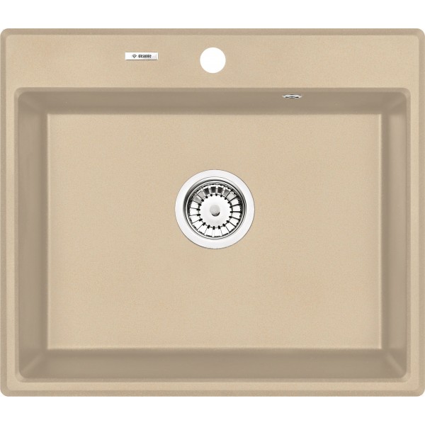 Deante Andante Zlewozmywak granitowy 1-komorowy - piaskowy