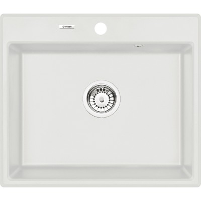 Deante Andante Zlewozmywak granitowy 1-komorowy - alabaster