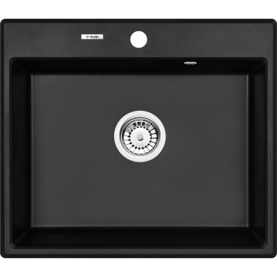 Deante Andante Zlewozmywak granitowy 1-komorowy - grafit metalik