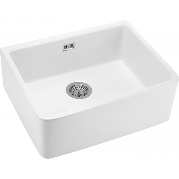 Deante Sabor Zlewozmywak 1-komorowy bez ociekacza - biały