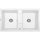 Deante Eridan Zlewozmywak 2-komorowy bez ociekacza