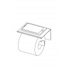 Deante Mokko Uchwyt na papier toaletowy z półką Nero