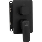 Deante Hiacynt Nero Komplet z boxem podtynkowym natryskowy