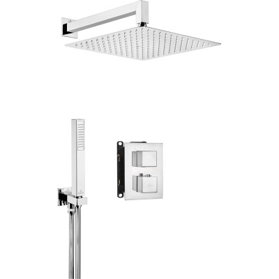 Deante Box Komplet z boxem podtynkowym termostatycznym kwadratowy