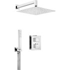 Deante Box Komplet z boxem podtynkowym termostatycznym kwadratowy