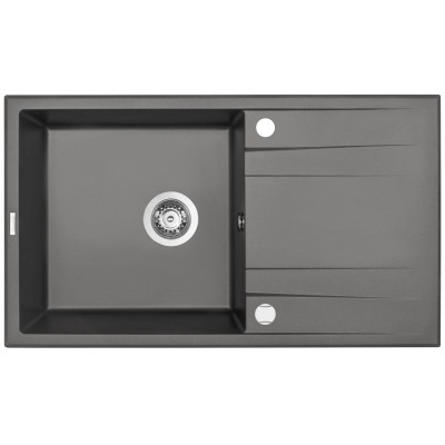 Deante Eridan Zlewozmywak 1-komorowy z ociekaczem - antracyt